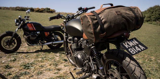 Sacoches Longride : cuir belge et toile française pour votre moto rétro